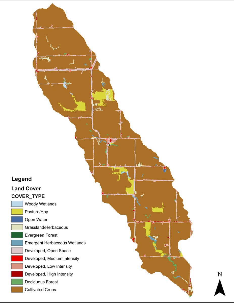 Land Cover Map for  Watershed